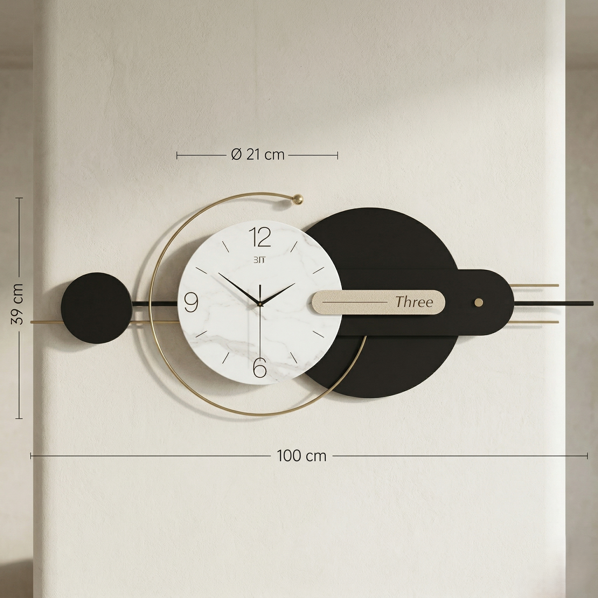 Grande horloge moderne