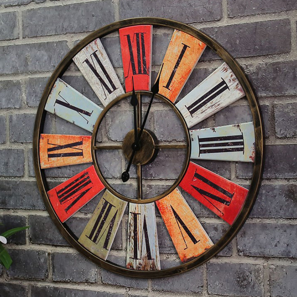 Grande horloge murale chiffre romain