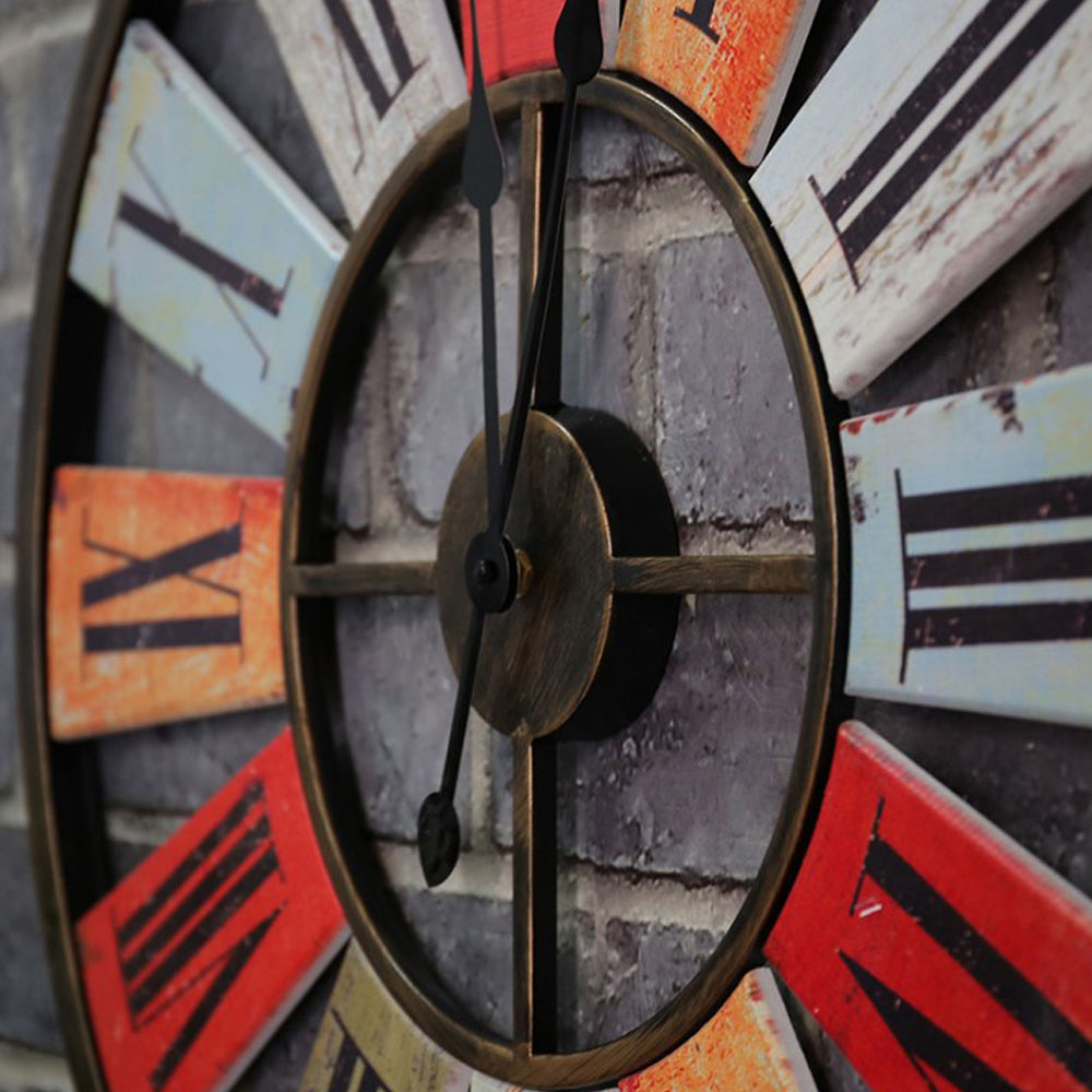 Grande horloge murale chiffre romain