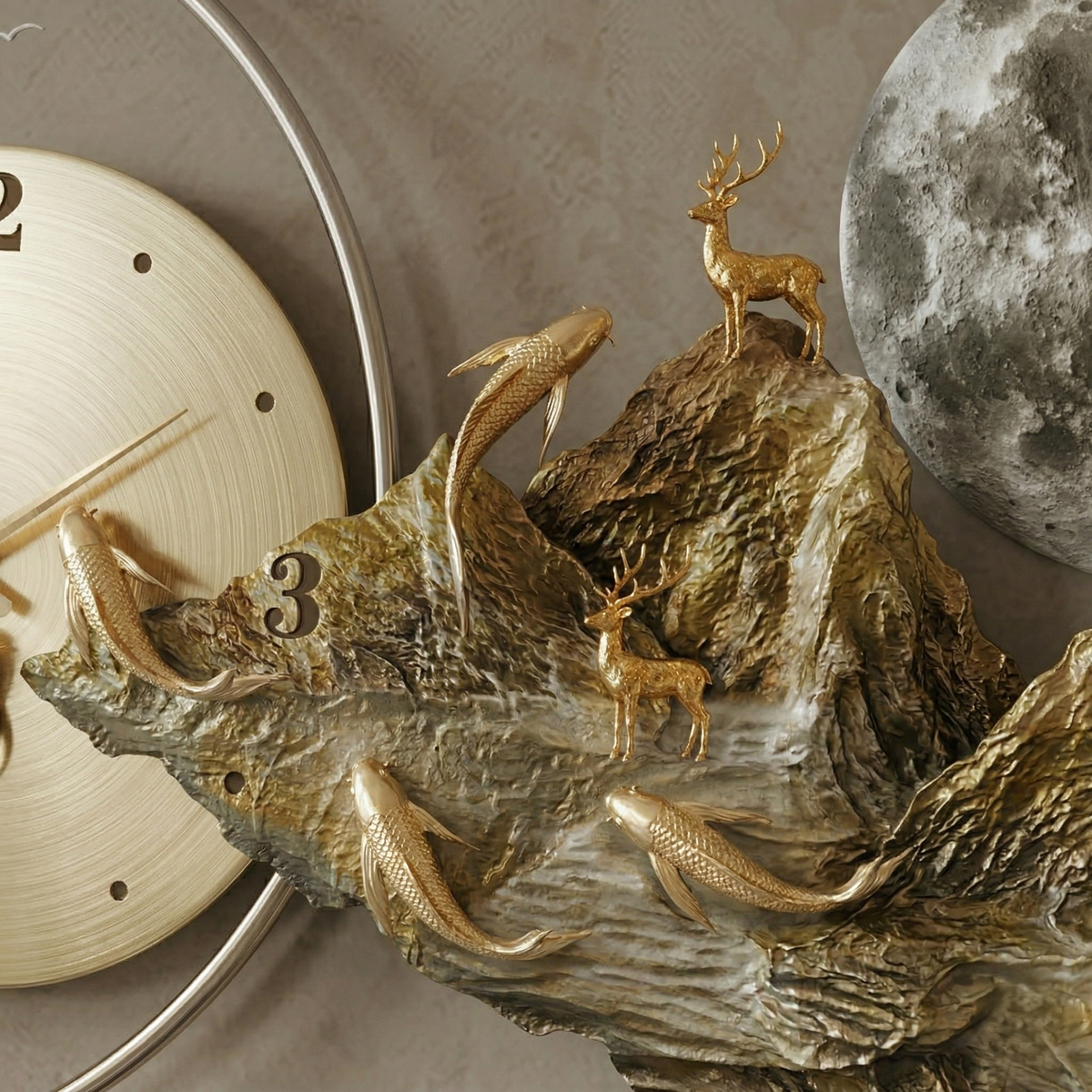 Grande horloge murale originale