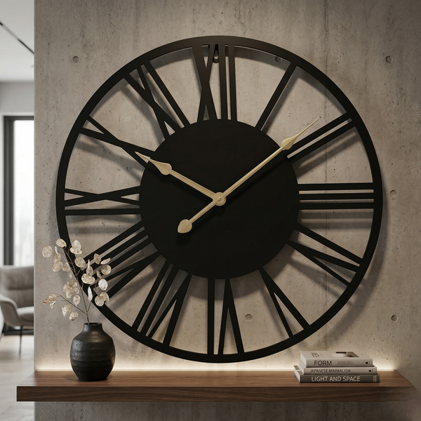 Grande horloge murale vintage