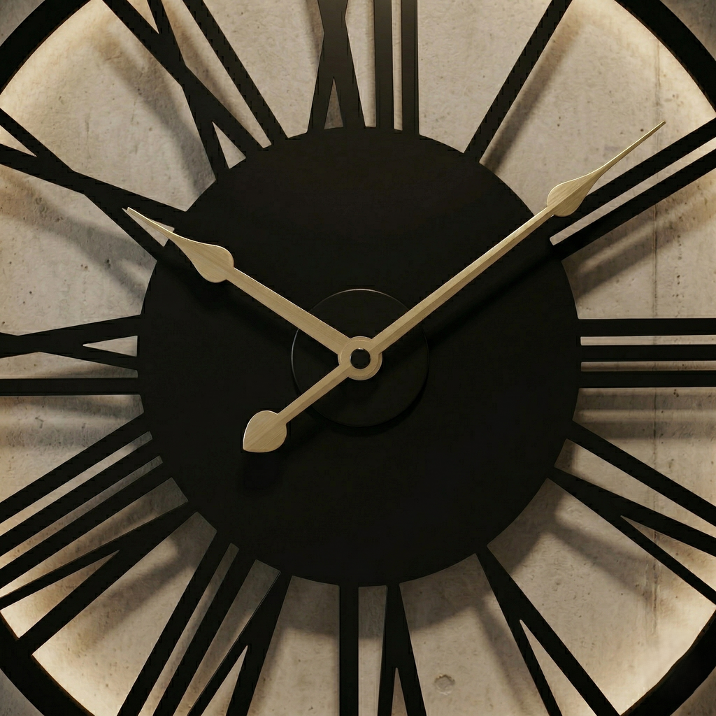 Grande horloge murale vintage