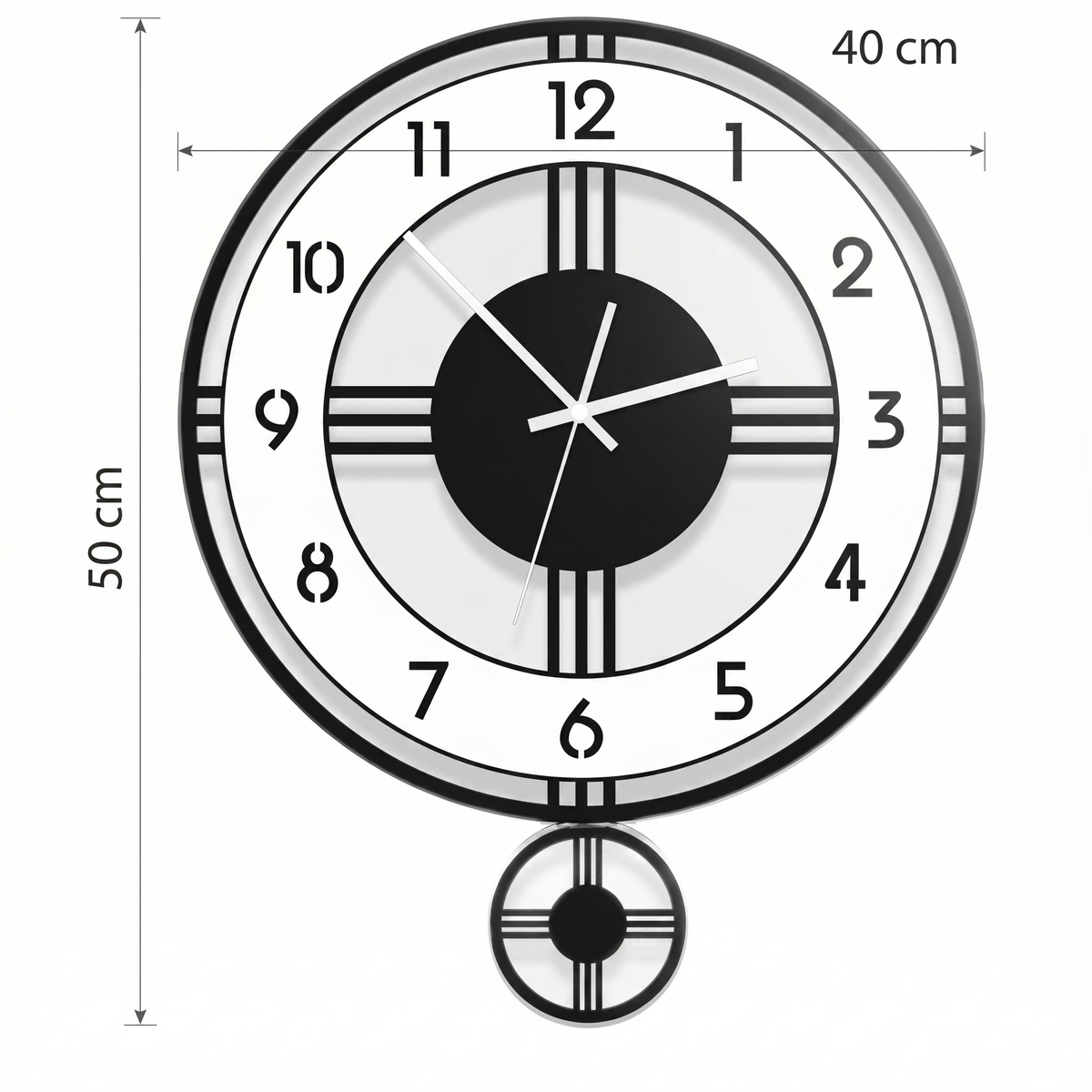 Grande horloge avec balancier