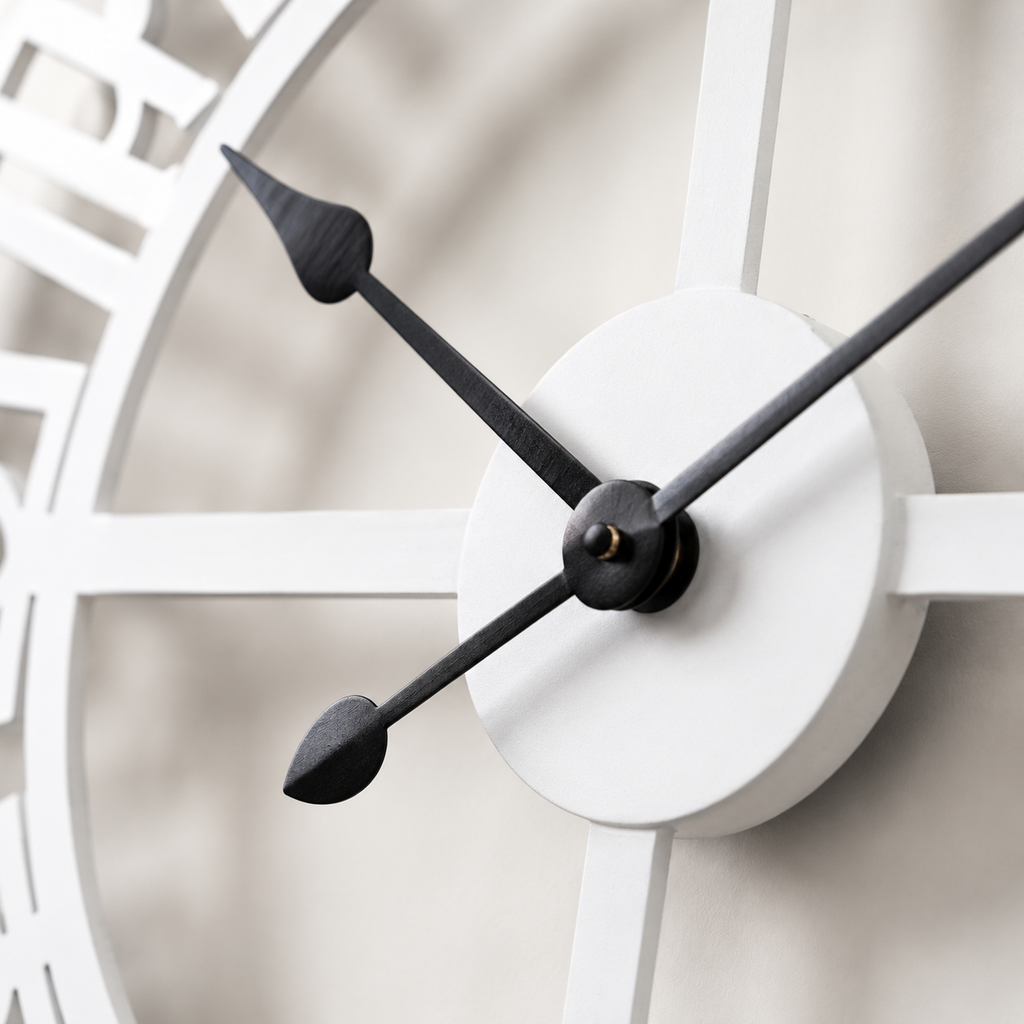 Grande horloge blanche