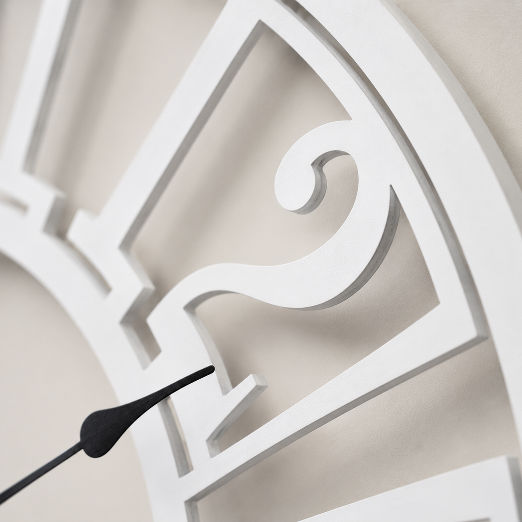 Grande horloge blanche