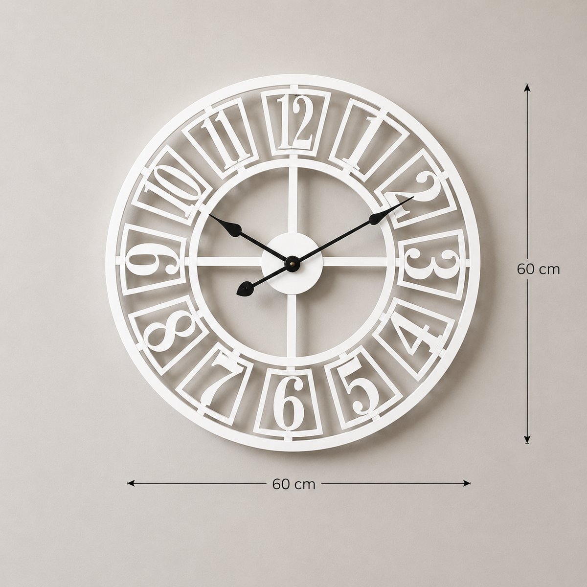 Grande horloge blanche