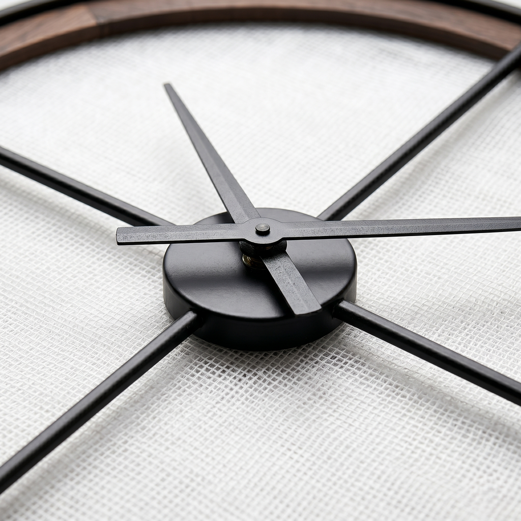 Grande horloge bois