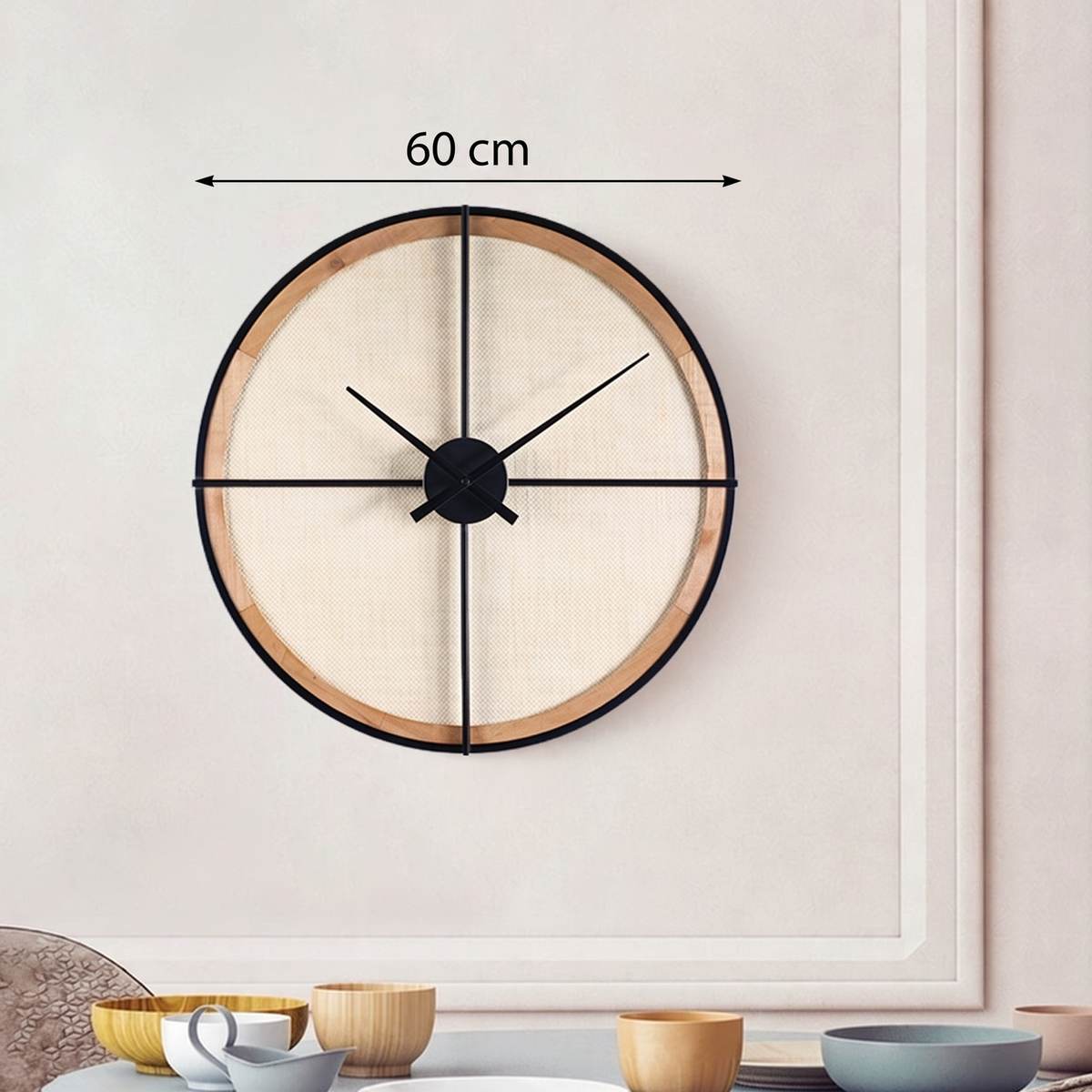 Grande horloge bois