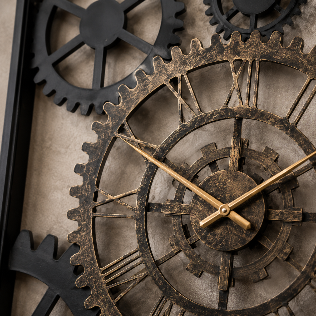 Grande horloge carrée