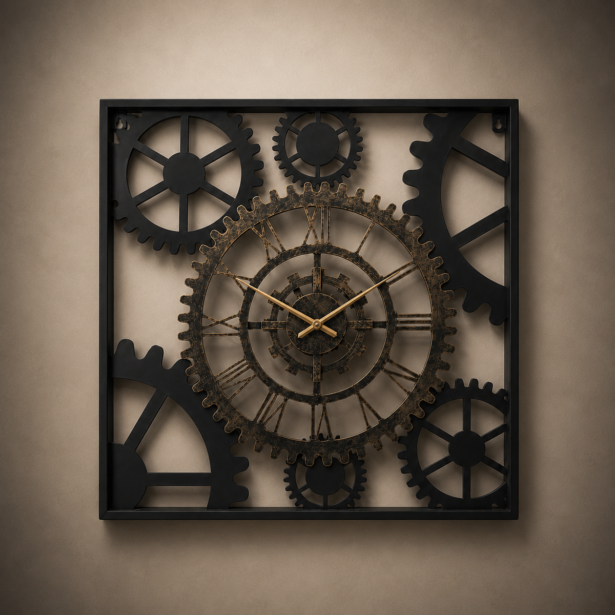 Grande horloge carrée