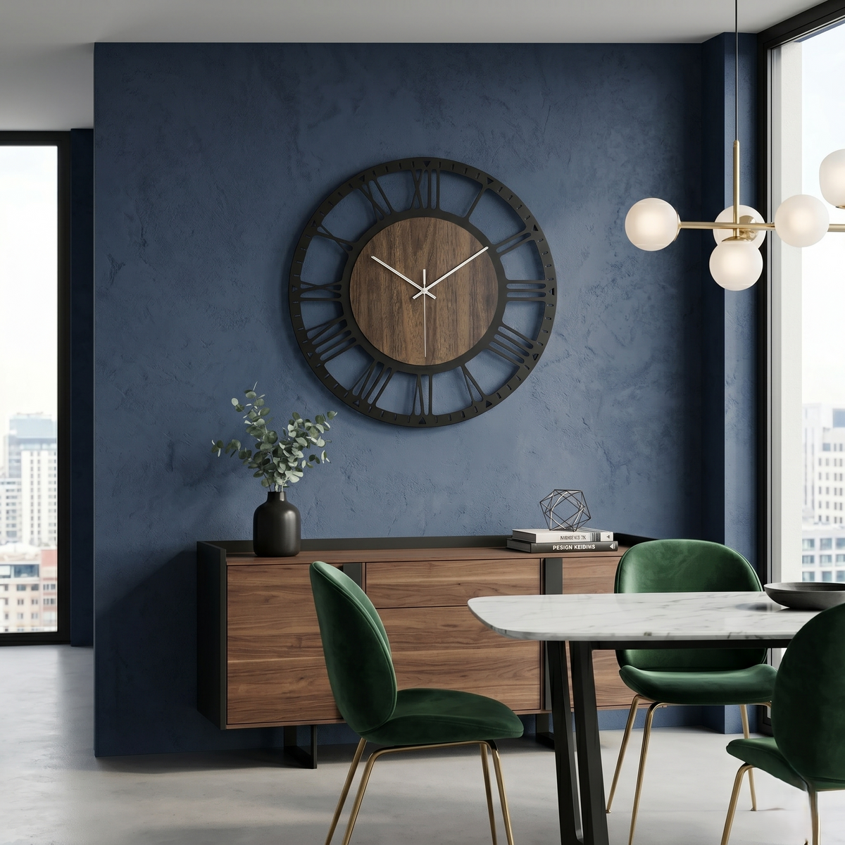 Grande horloge chiffre romain