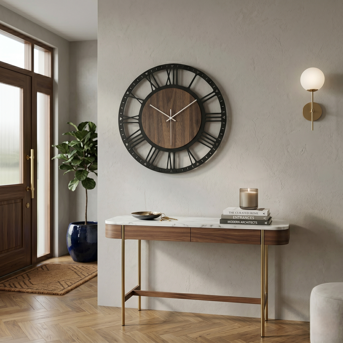 Grande horloge chiffre romain