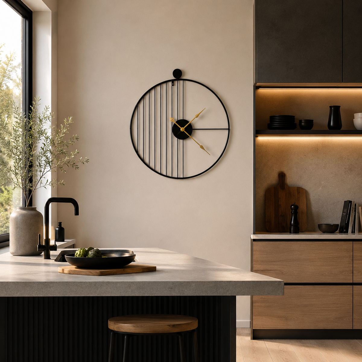Grande horloge cuisine