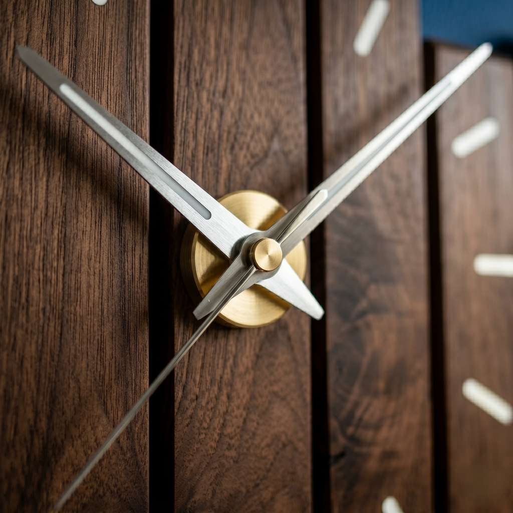 Horloge en bois rustique scandinave