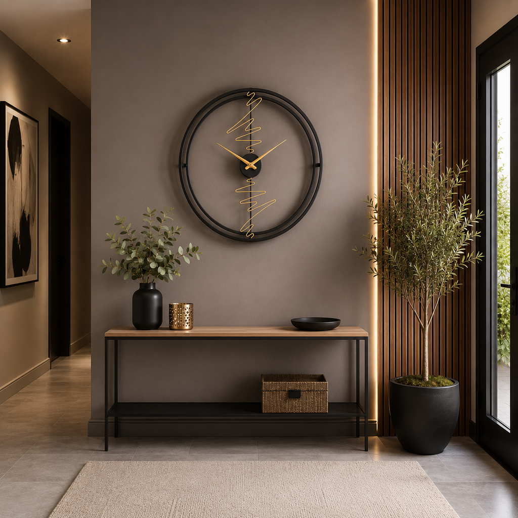 Grande horloge murale 60 cm design