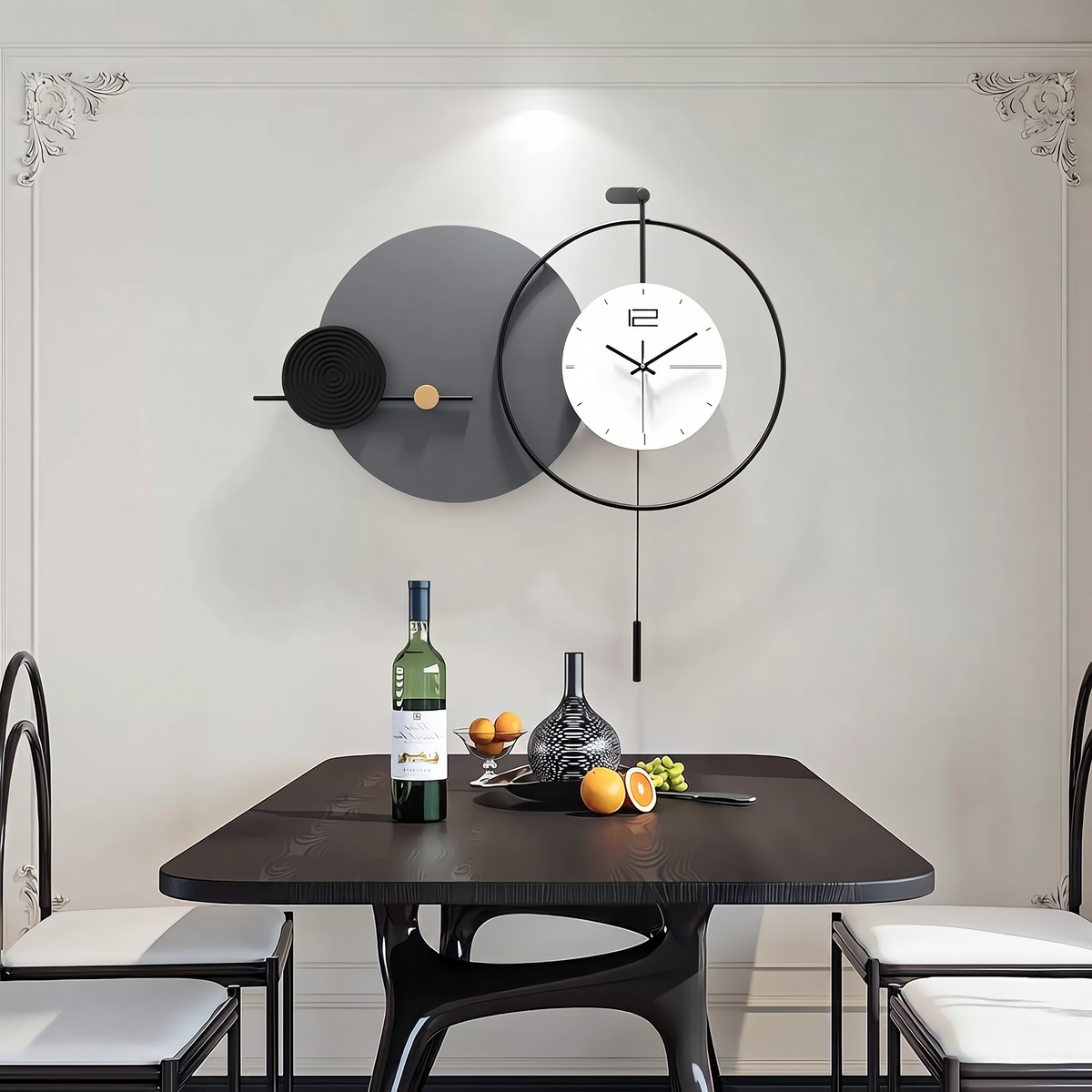 Grande horloge murale moderne