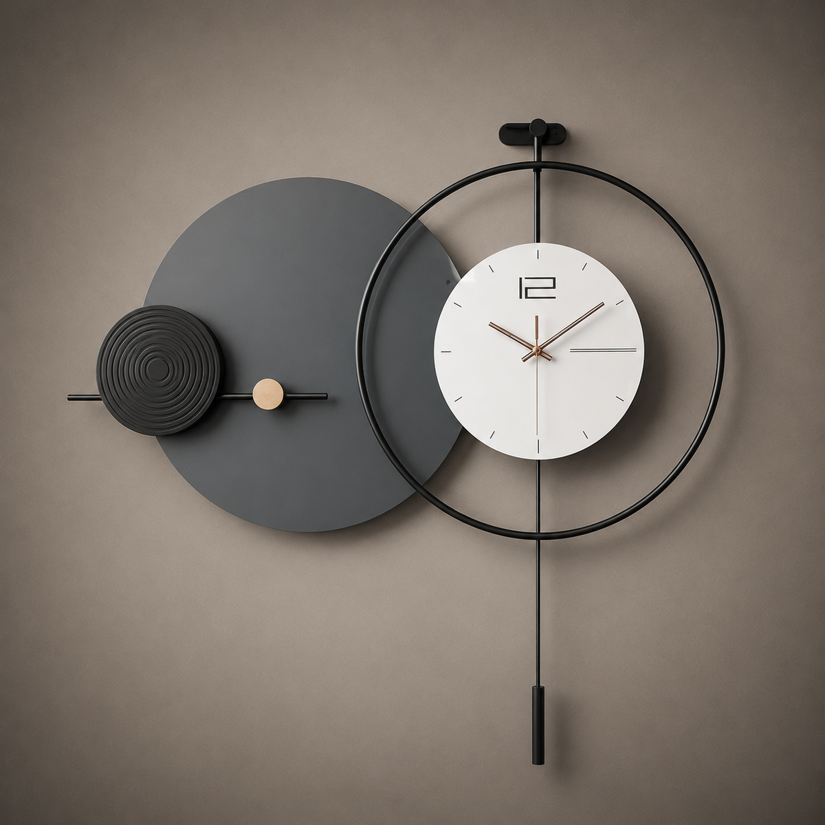 Grande horloge murale moderne