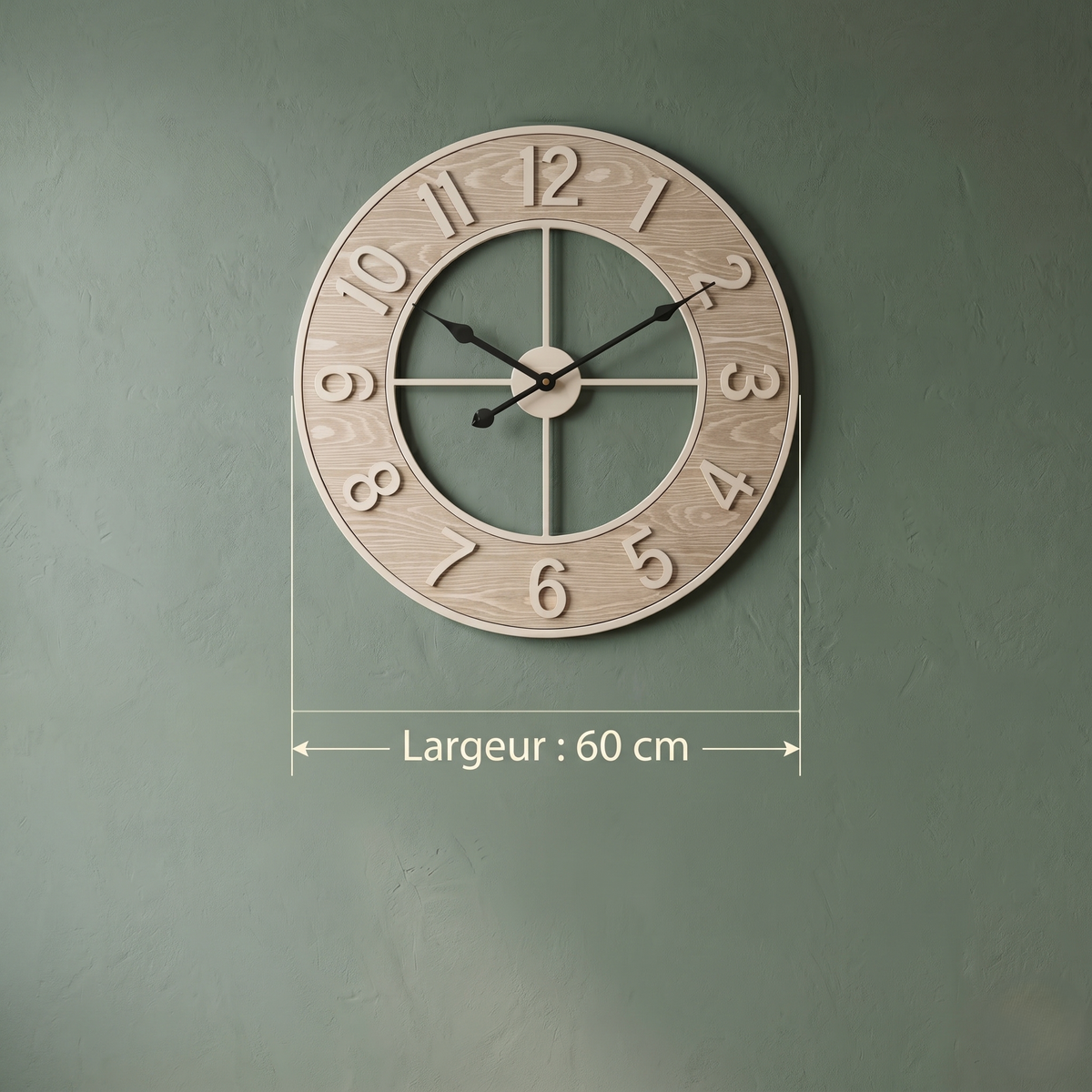 Grande horloge murale scandinave