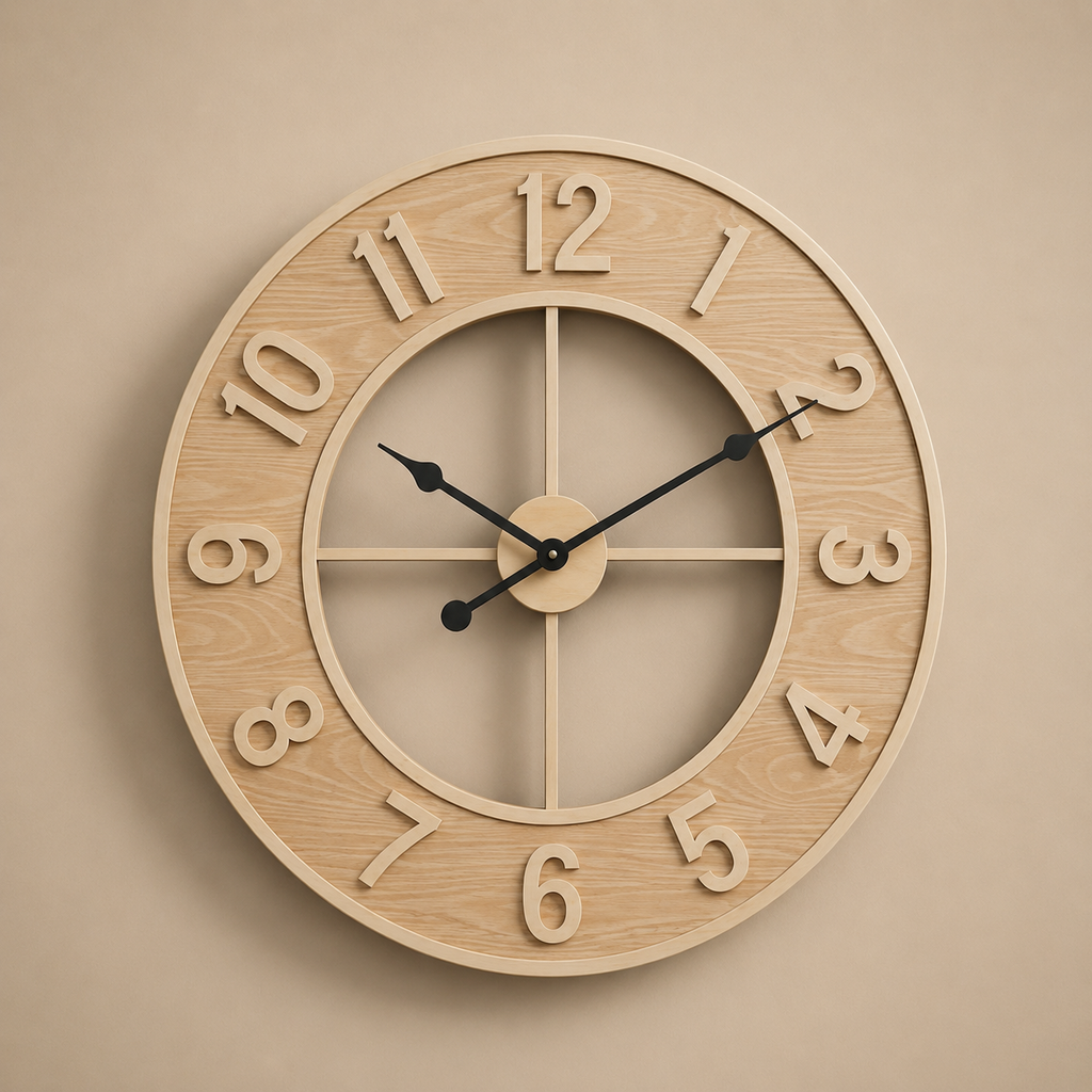 Grande horloge murale scandinave