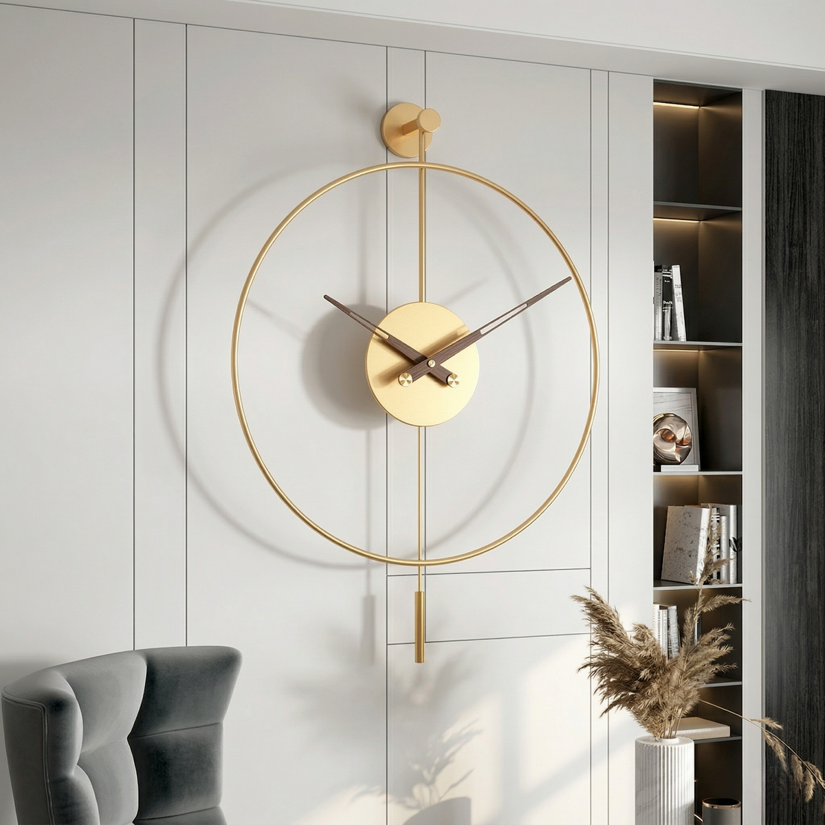 Horloge à balancier moderne