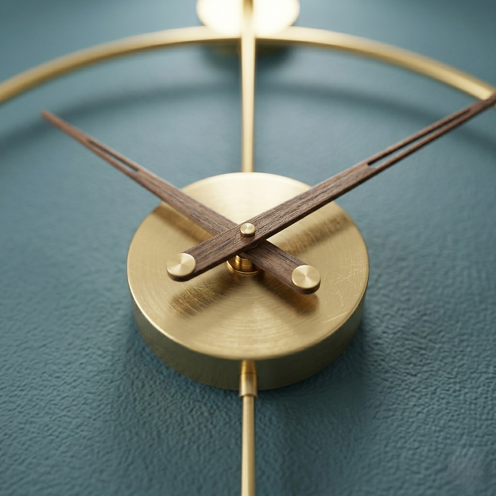 Horloge à balancier moderne