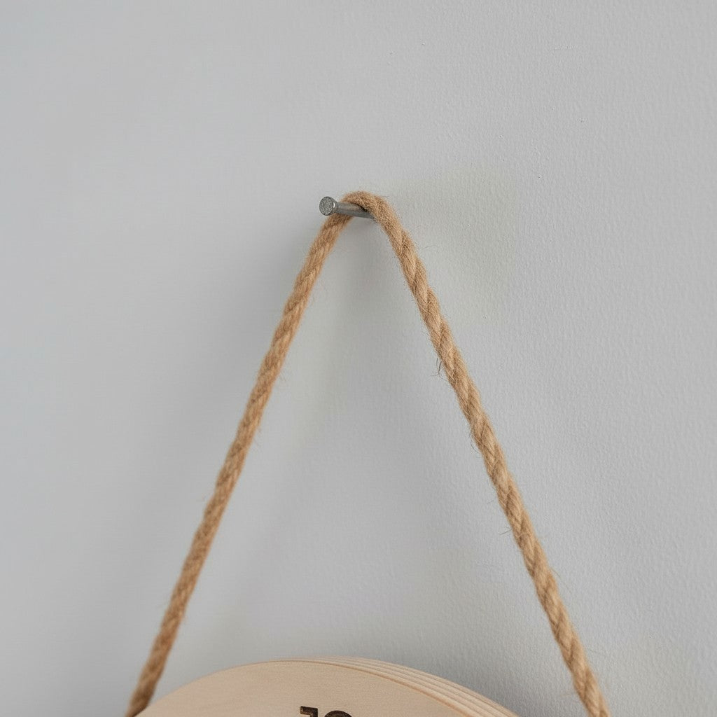 Horloge bois scandinave minimaliste