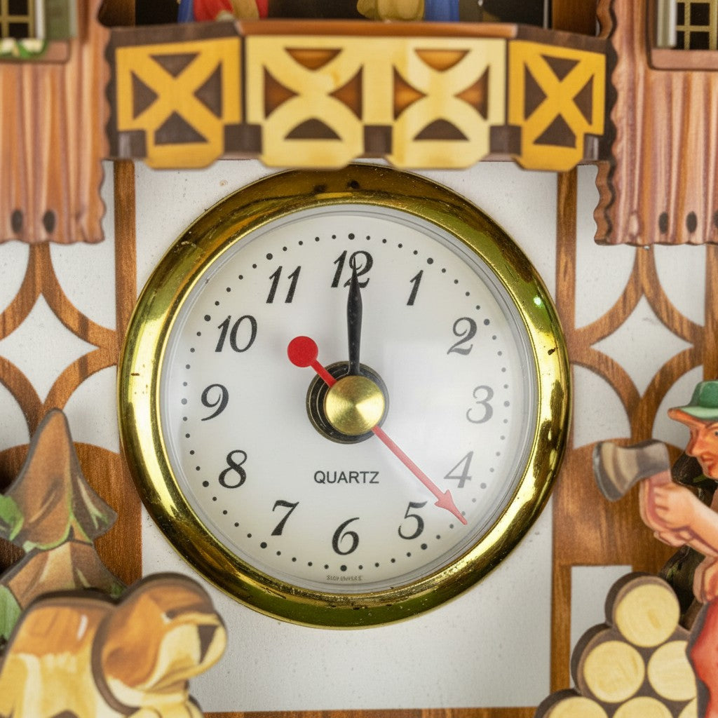 Horloge coucou bois