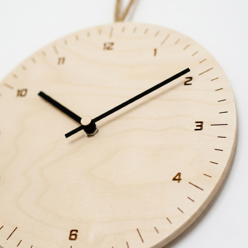 Horloge cuisine scandinave