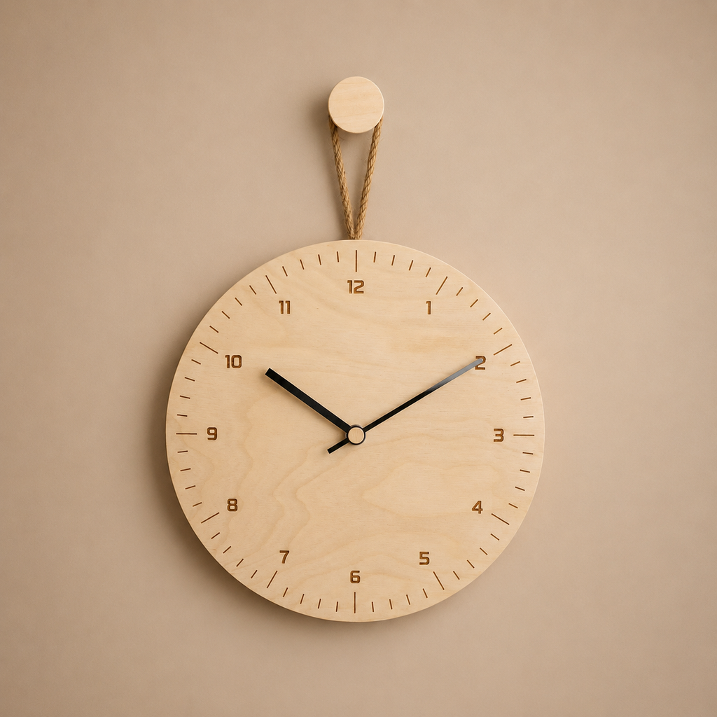 Horloge cuisine scandinave