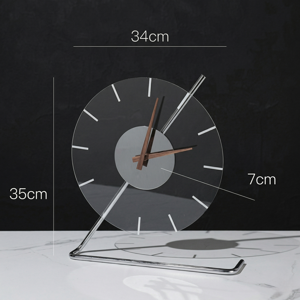 Horloge de cheminée moderne