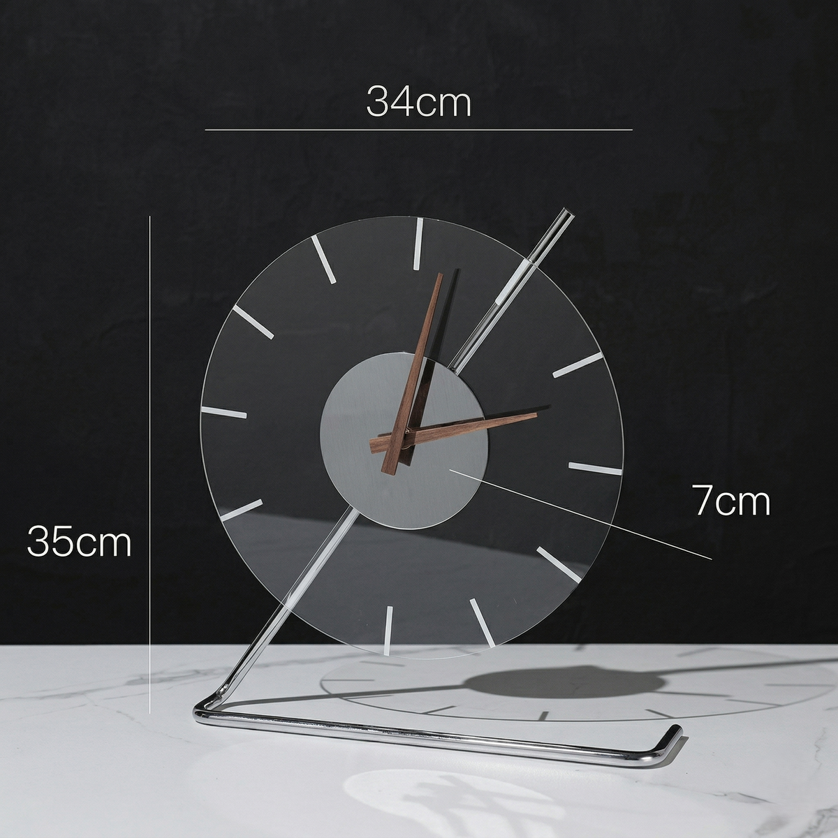 Horloge de cheminée moderne