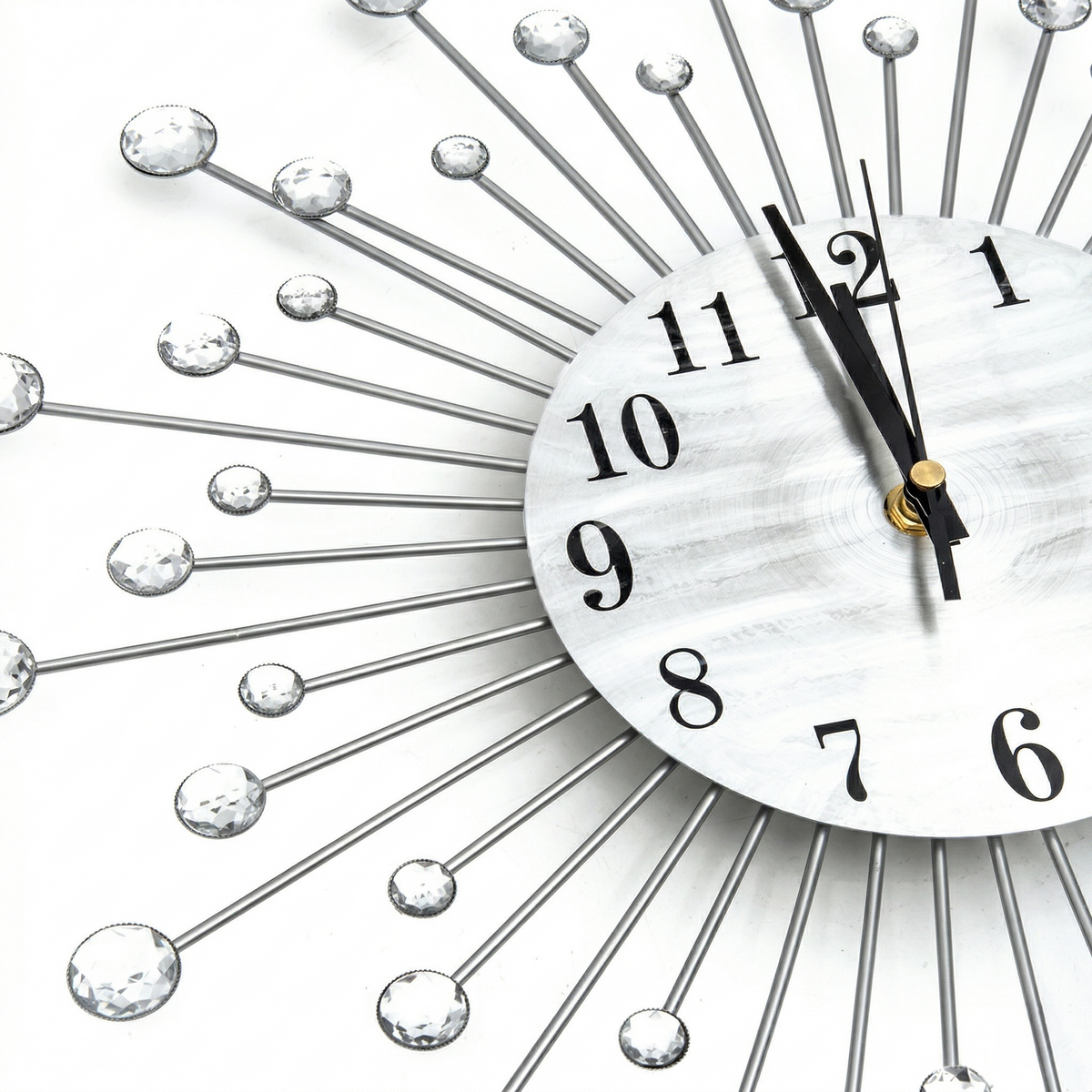 Horloge décorative en métal