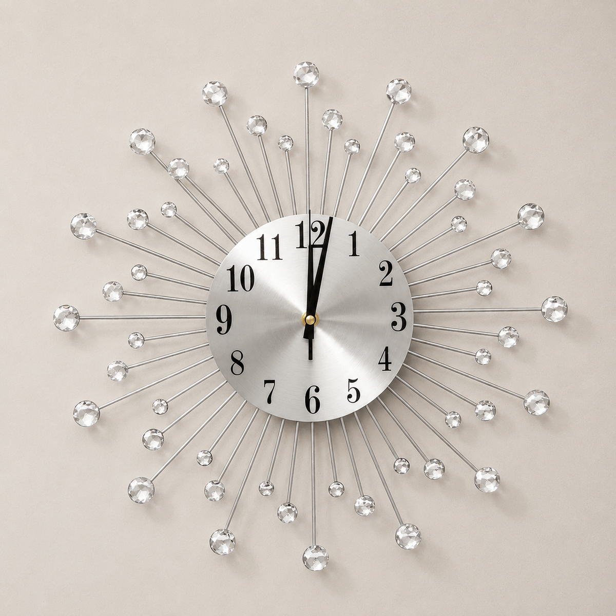 Horloge décorative en métal