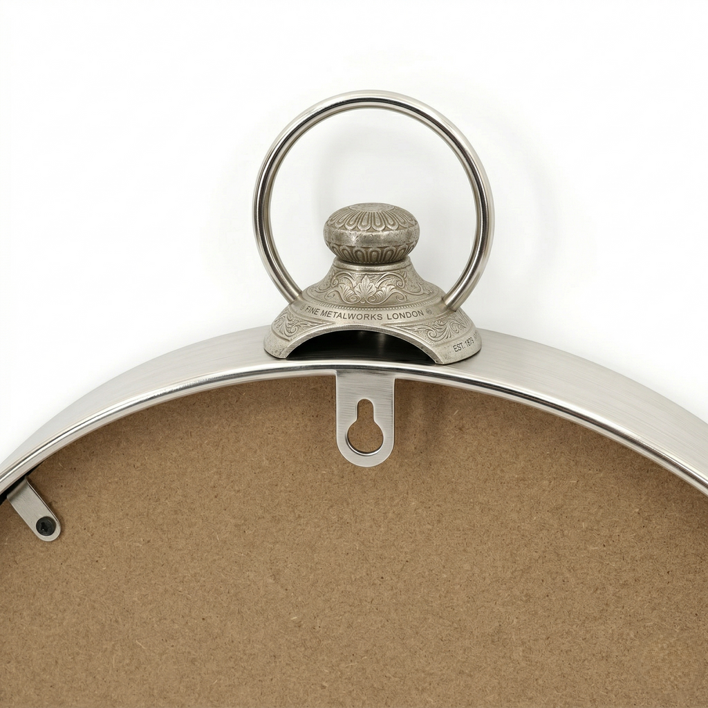 Horloge métal chiffres romains