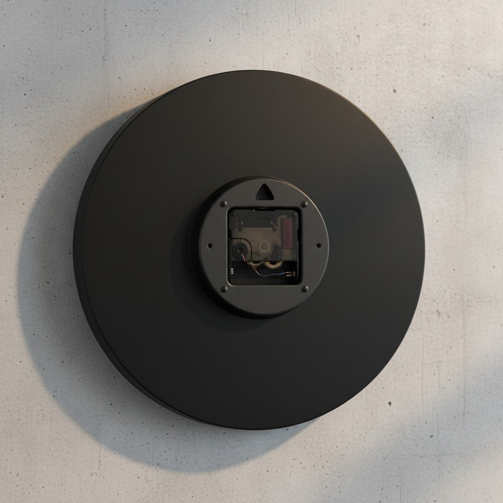 Horloge minimaliste noire