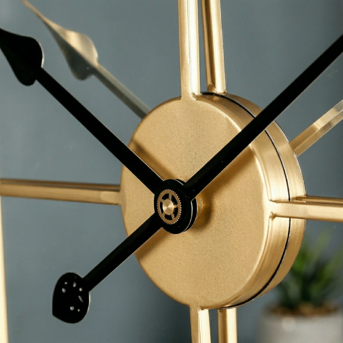 Horloge miroir carré