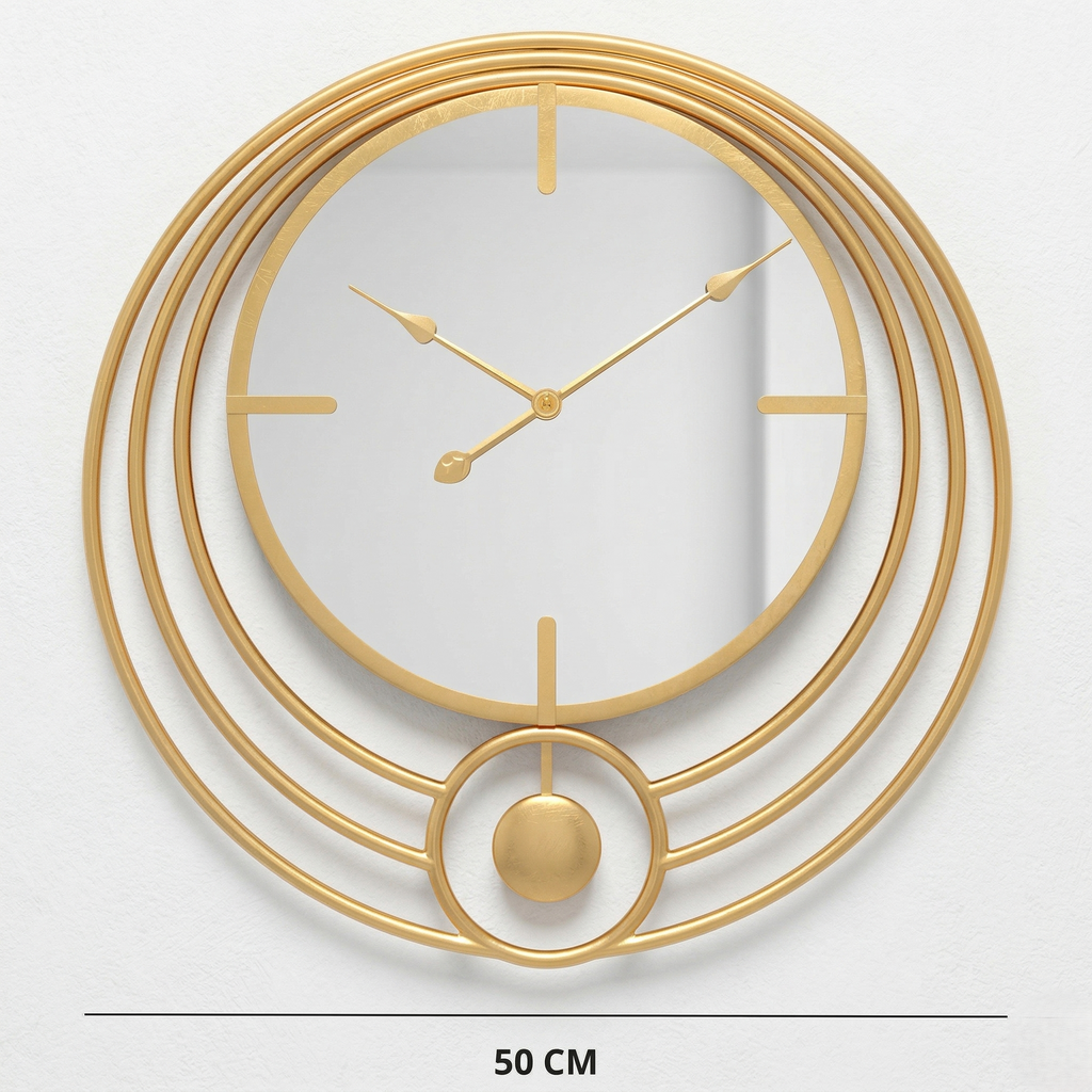 Horloge miroir design