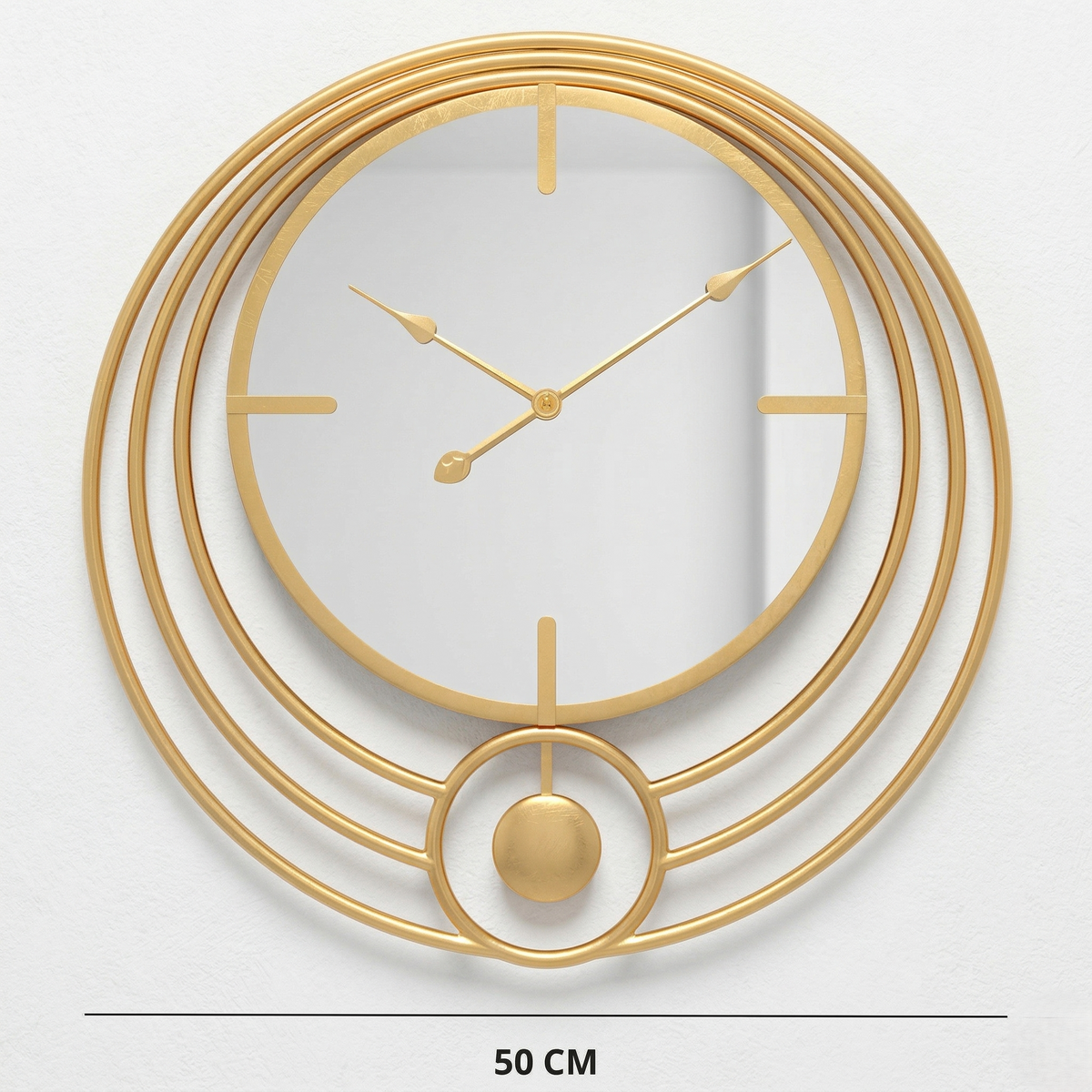 Horloge miroir design