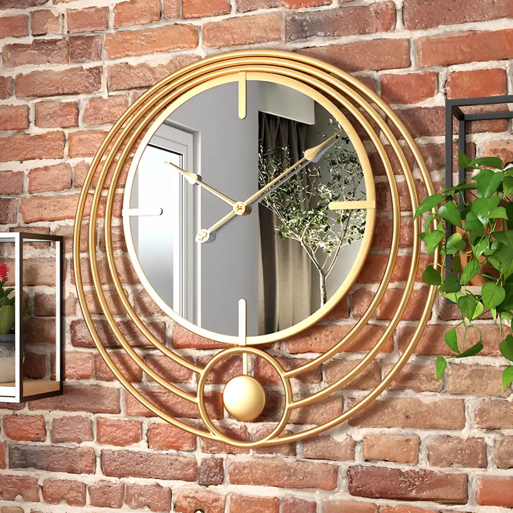 Horloge miroir design