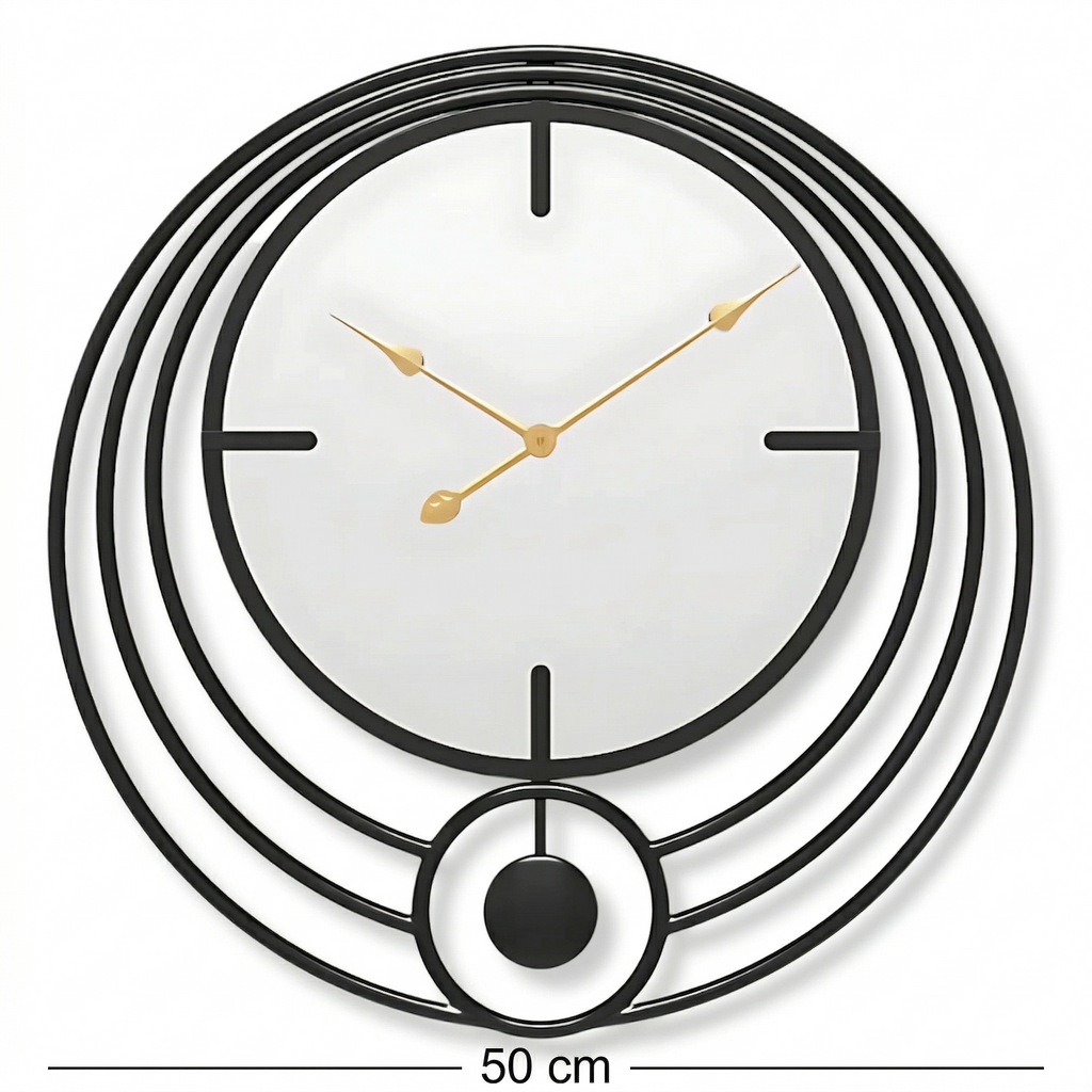Horloge miroir design