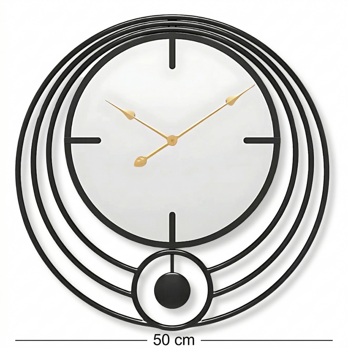 Horloge miroir design