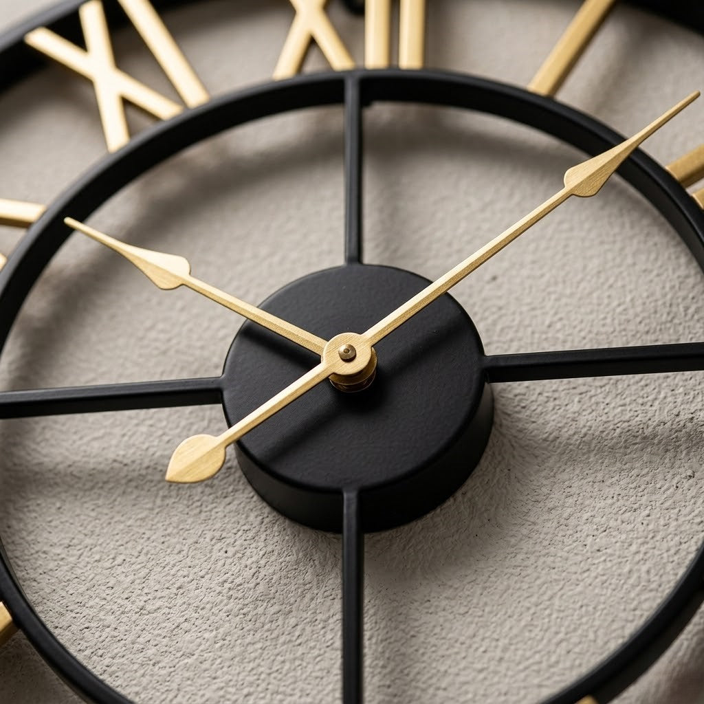 Horloge murale chiffre romain 60 cm