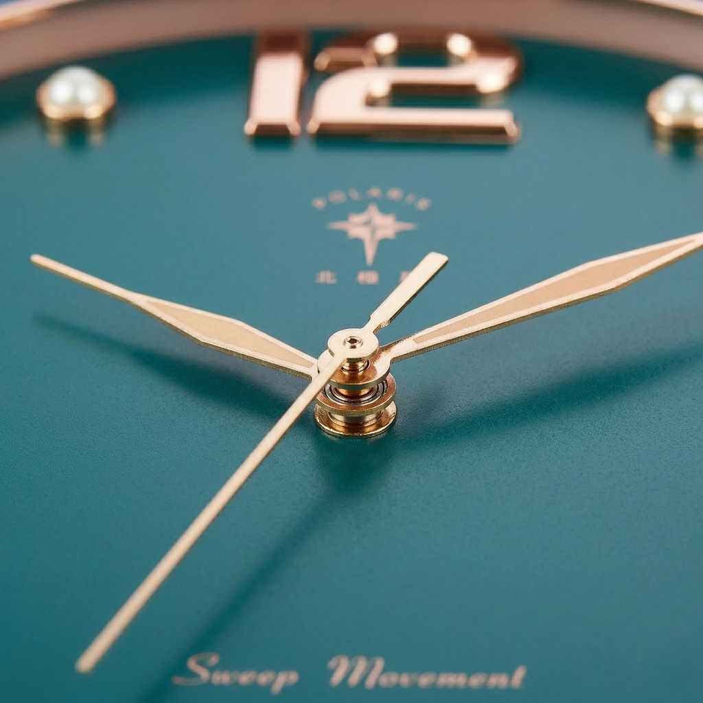Horloge murale double face moderne