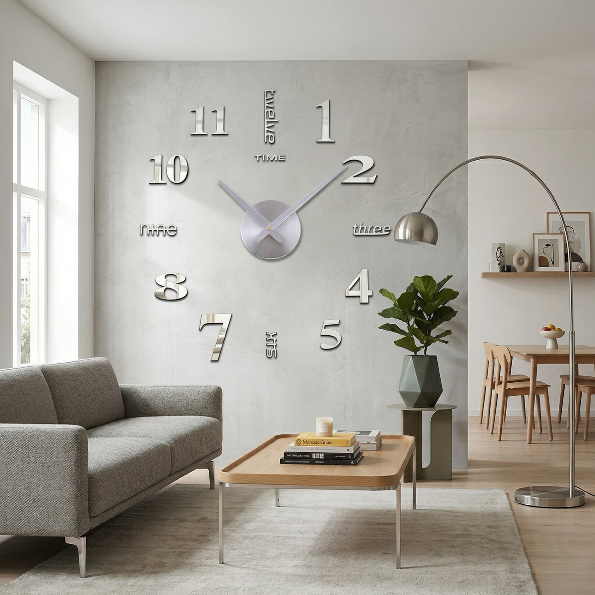 Horloge murale minimaliste