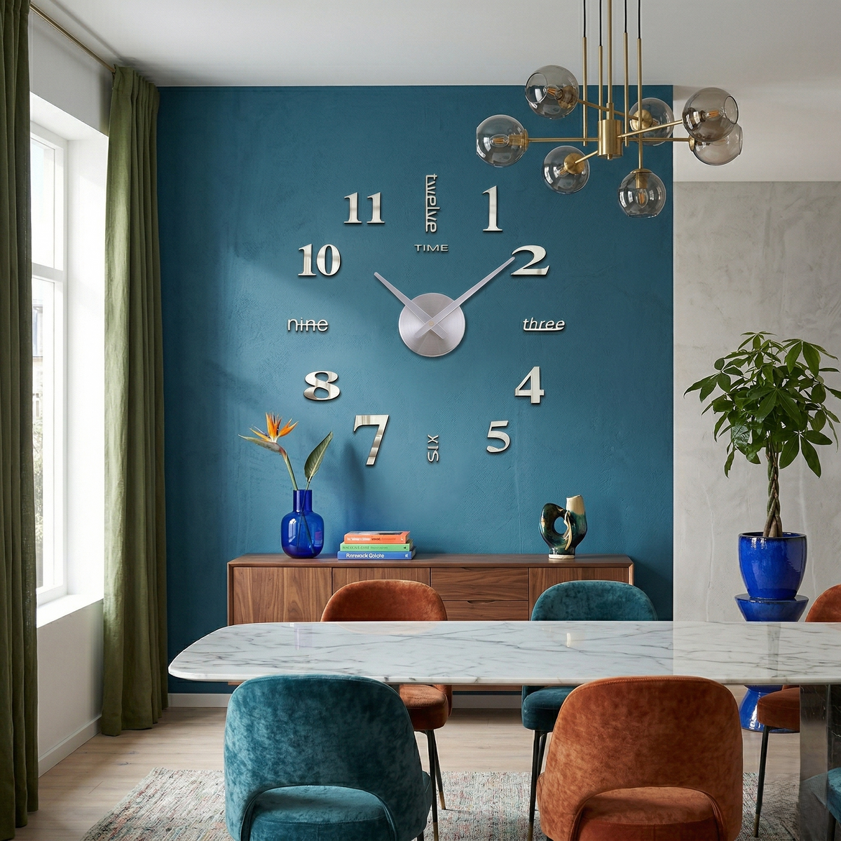 Horloge murale minimaliste