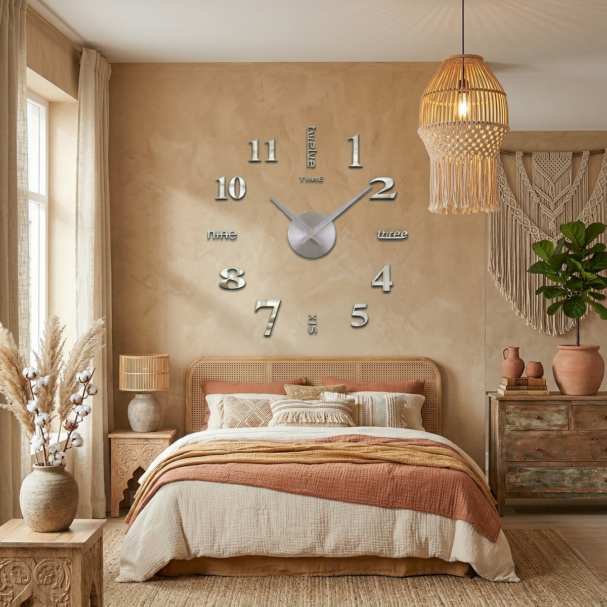 Horloge murale minimaliste