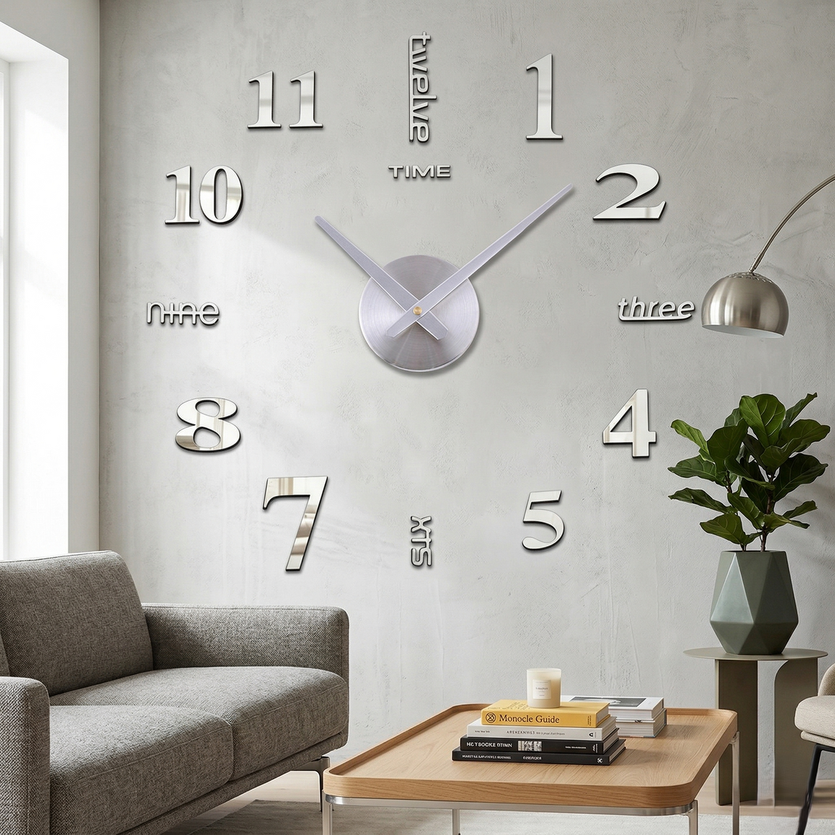 Horloge murale minimaliste