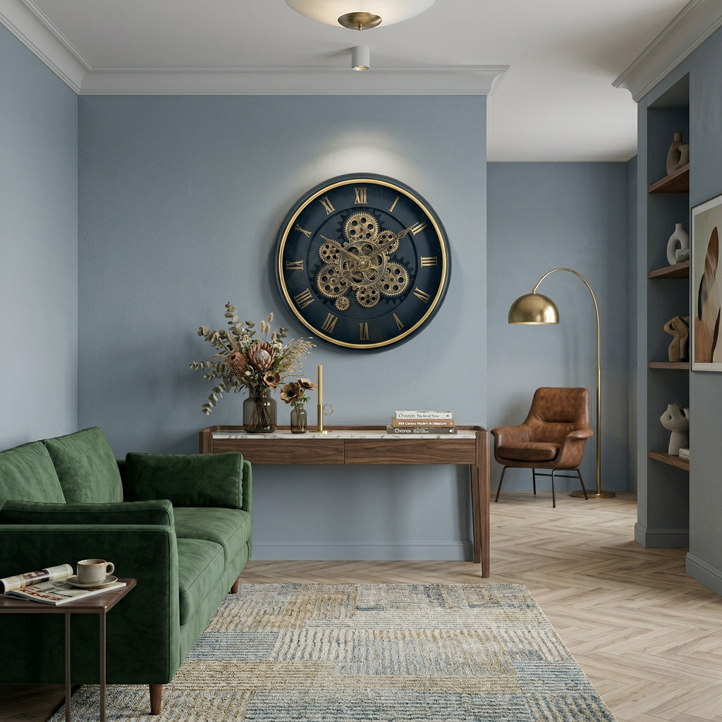 Horloge squelette moderne