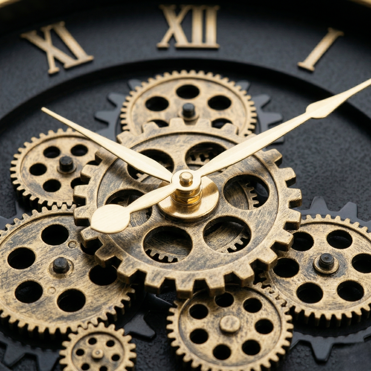 Horloge squelette moderne