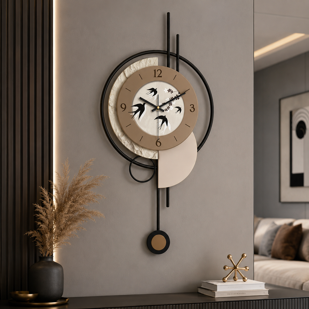 Horloge 70 cm scandinave design